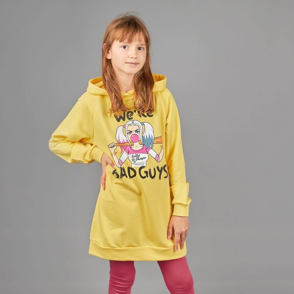 Худі-сукня Ляля 3ДВ154 158 Жовтий (823464.1178454) - Pampik