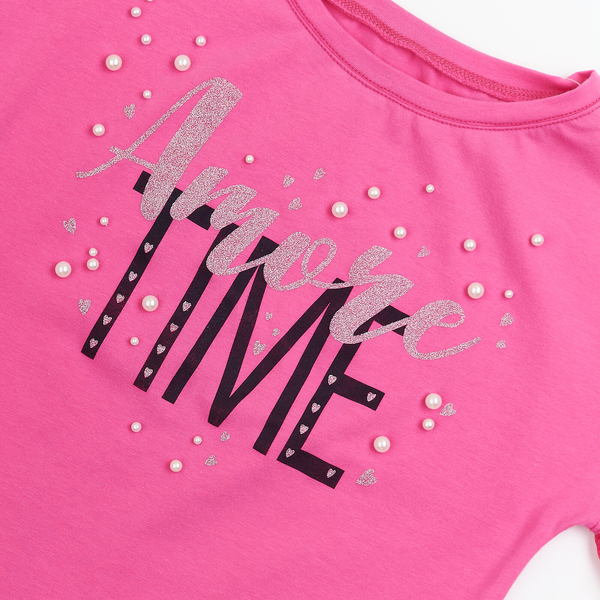 Футболка Ляля 3СК142 152 Рожевий (740407.1053806) - Pampik - 6