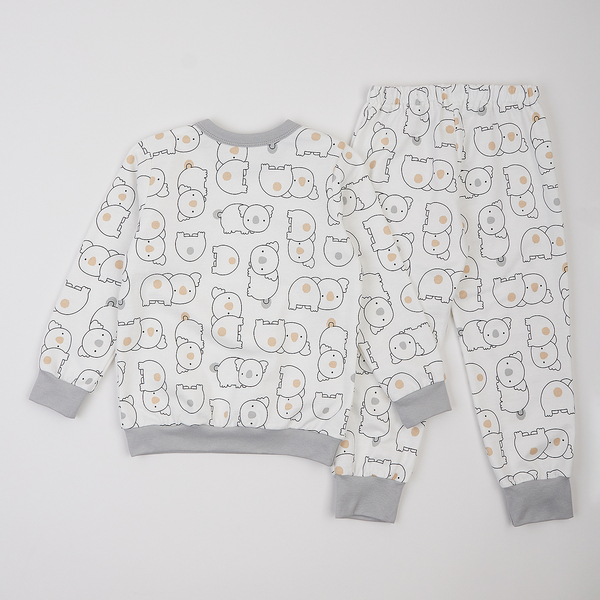 Піжама утеплена Ляля К3ФТ118 104 Молоко (1029653.8038012) - Pampik - 2