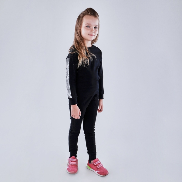 Світшот Ляля 3ІН114 104 Чорний (577580.511861) - Pampik - 2