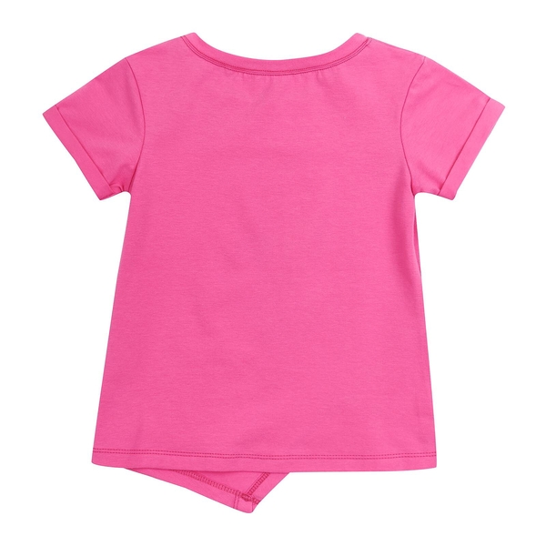 Футболка Ляля 3СК143 98 Розовый Белый (740349.1053792) - Pampik - 2