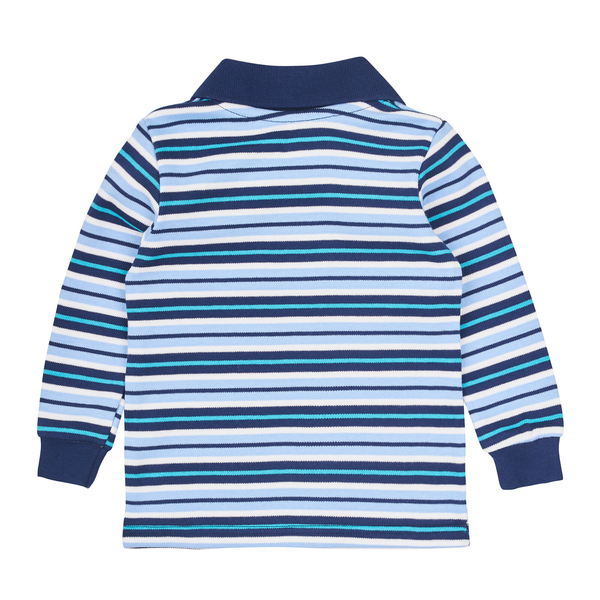 Поло з довгим рукавом Ляля 3ІН120 86 Синий Голубой (592813.536211) - Pampik - 3