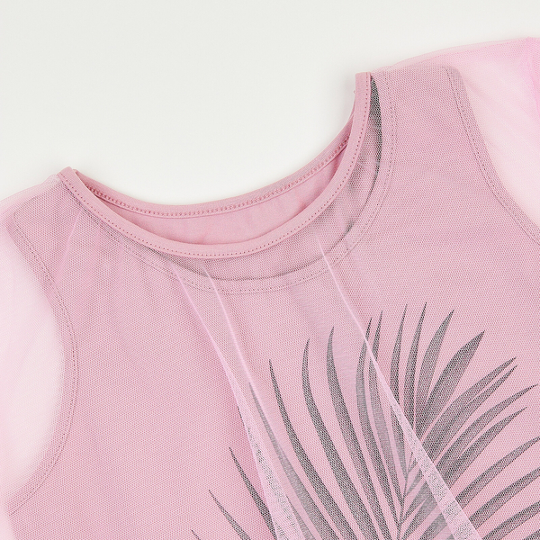 Футболка Ляля 3СК123 134 Розовый (989718.780023) - Pampik - 5