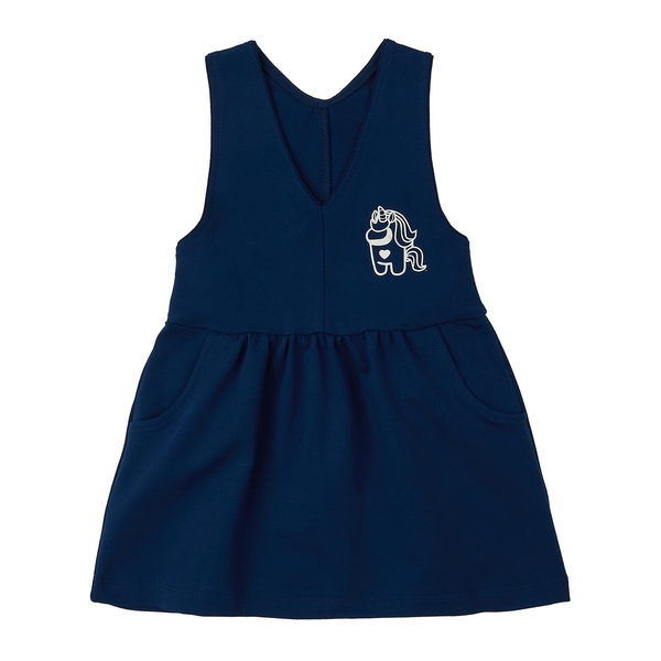 Сарафан Ляля 15ДВ121 110 Синий (826798.1127634) - Pampik