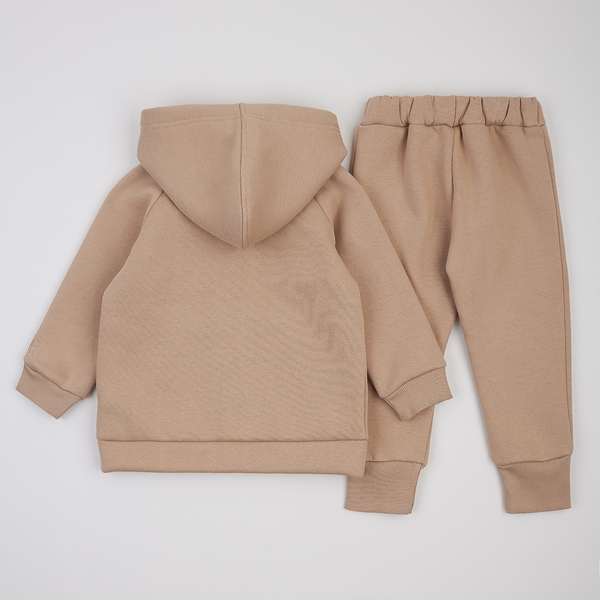 Спортивний костюм на флісі Ляля К2ТФ101 110 Бежевий (1026166.11239015) - Pampik - 2