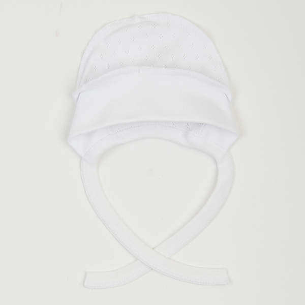 Чепчик Ляля 13АЖ004 39 Білий (983855.517996) - Pampik - 3