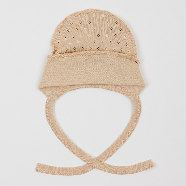 Чепчик Ляля 13АЖ004 41 Бежевый (1056443.517997) - Pampik - 2