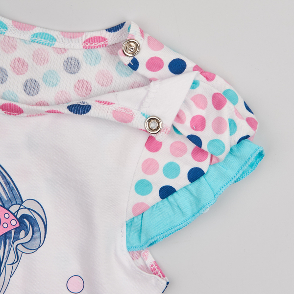 Футболка ясельна Ляля 3Т08 80 Белый Голубой (137781.43751) - Pampik - 3