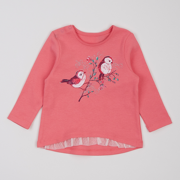 Лонгслів Ляля 3ІН125 86 Рожевий (646045.842352) - Pampik