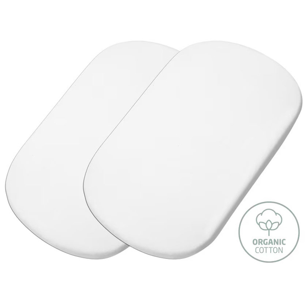 Простирадла для дитячого ліжечка Maxi-Cosi Iora/Iora Air/Tori White, 2 шт. (2107431110) - Pampik