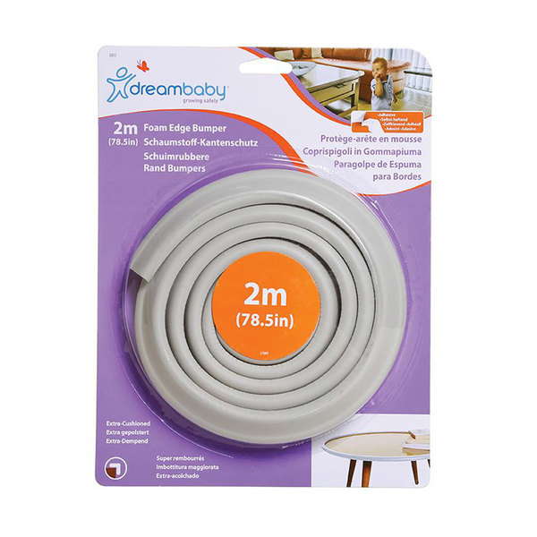 Лента защитная на острые углы мебели DreamBaby, 2 м, серый (G812) - Pampik