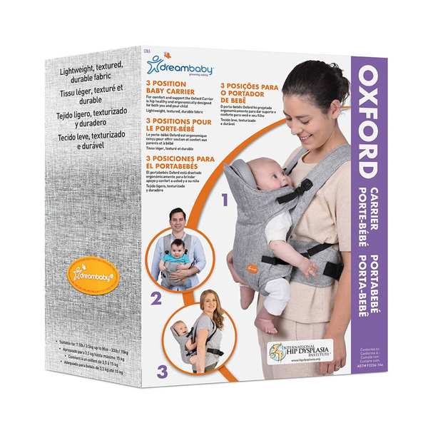 Рюкзак-переноска DreamBaby Oxford Denim Grey (G265) - Pampik - 3