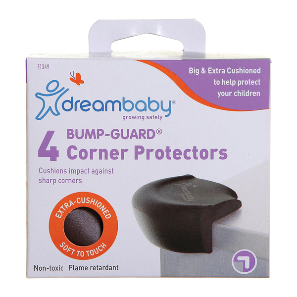 Захист на кути для дітей DreamBaby Brown, 4 шт., коричневий (G1349) - Pampik - 2