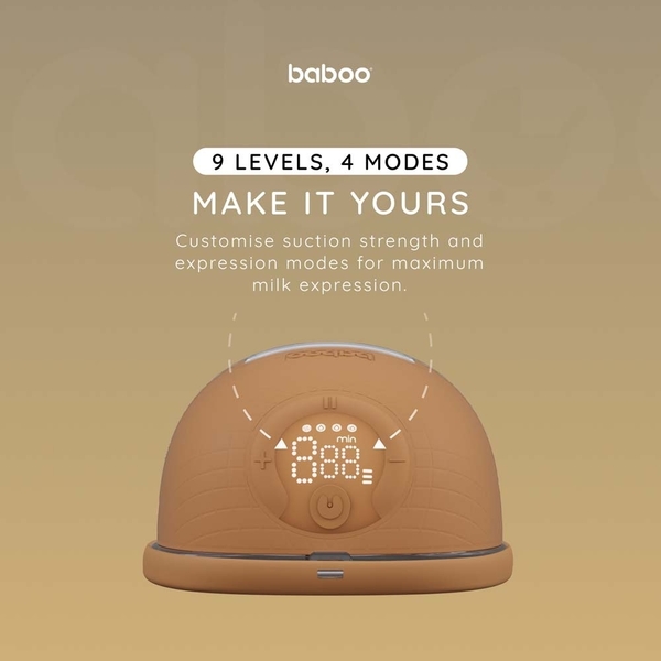 Молоковідсмоктувач електричний портативний Baboo, какао (2-011) - Pampik - 4