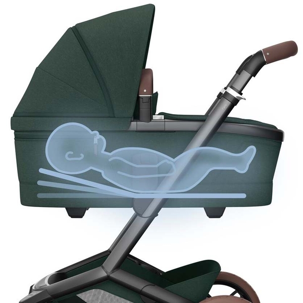 Люлька для коляски Maxi-Cosi Fame Twillic Green (1523403110) - Pampik - 4