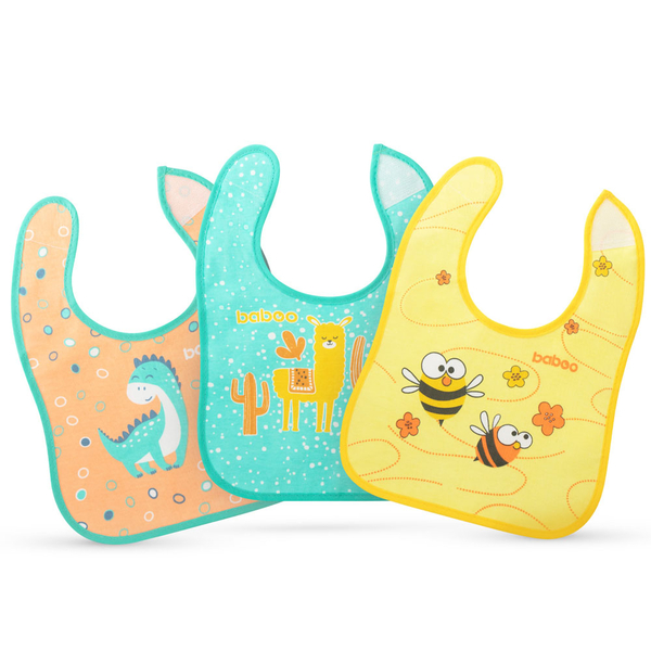 Набір нагрудників Baboo Friends, 3 шт. (11-018) - Pampik