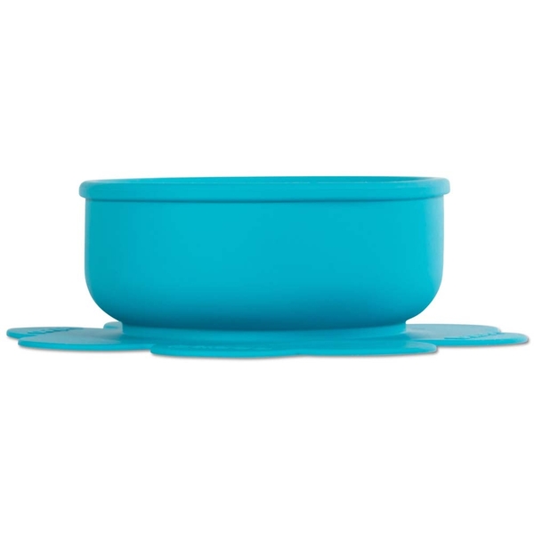 Мисочка силиконовая Baboo с основой-присоской, 6+ мес, бирюзовый (9-022) - Pampik - 3
