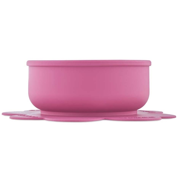 Мисочка силіконова Baboo з основою-присоскою, 6+ міс, фіолетовий (9-036) - Pampik - 3