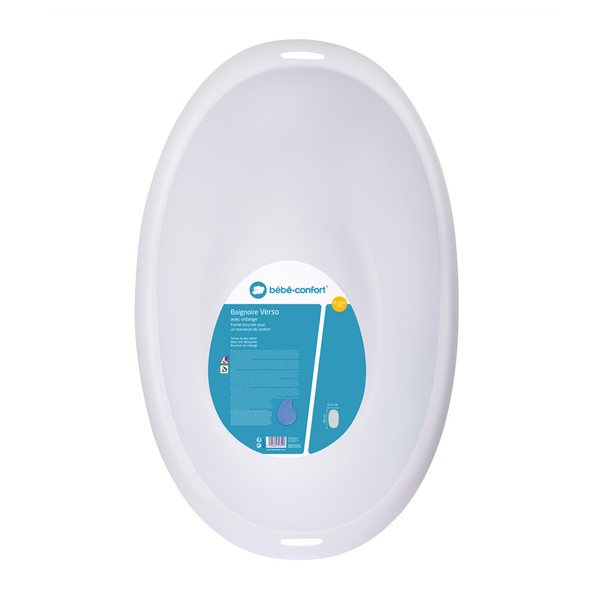Ергономічна ванна зі зливом Bebe Confort Verso, білий (3107201900) - Pampik - 2