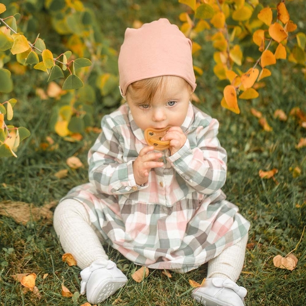 Пустышка круглая Baboo латексная, 0+ мес (5-101) - Pampik - 8