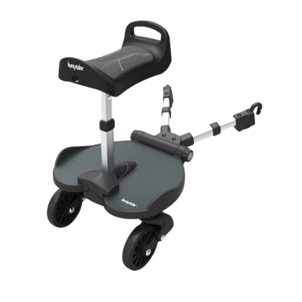 Подножка для второго ребенка Bumprider с сиденьем, черно-серый (51291-4009) - Pampik