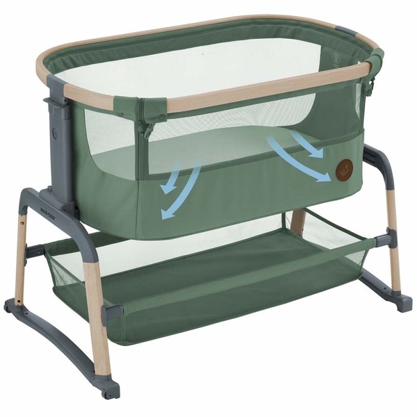 Приставне ліжечко Maxi-Cosi Iora Air Beyond Green (2121045110) - Pampik - 6