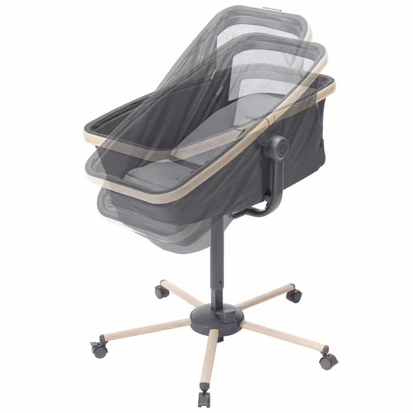 Ліжечко-трансформер 3 в 1 Maxi-Cosi Alba Beyond Graphite (2830043110) - Pampik - 3