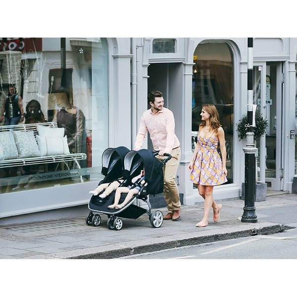 Прогулянкова коляска для двійні Britax Römer B-Agile Double Cosmos Black (2000033222) - Pampik - 7