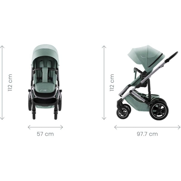 Прогулянкова коляска Britax Römer Smile 5Z Urban Olive (2000039633) - Pampik - 7