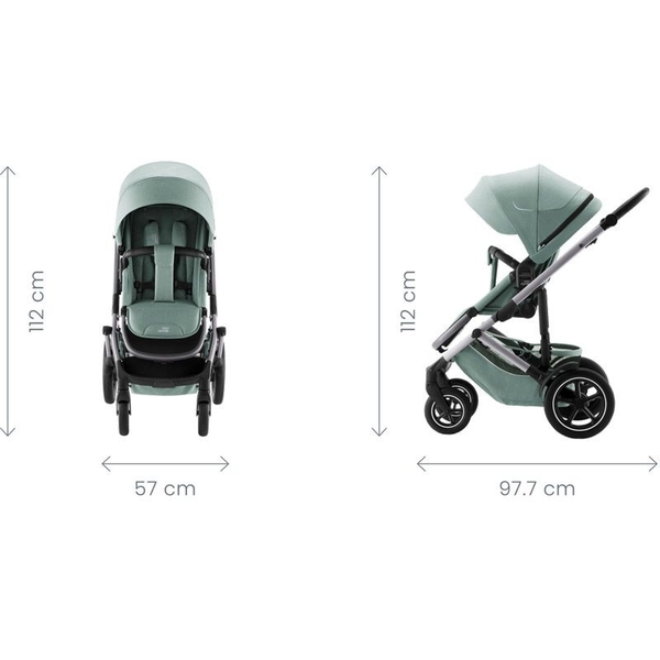 Прогулянкова коляска Britax Römer Smile 5Z Soft Taupe (2000039632) - Pampik - 6