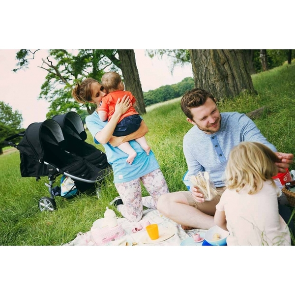 Прогулянкова коляска для двійні Britax Römer B-Agile Double Cosmos Black (2000033222) - Pampik - 8