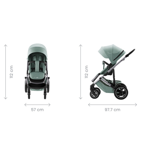 Прогулянкова коляска Britax Römer Smile 5Z 2025 Lux Warm Caramel (2000040856) - Pampik - 10