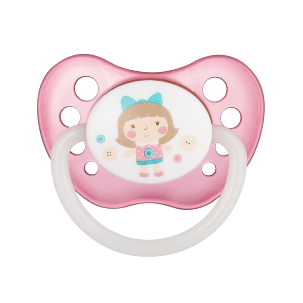 Латексна анатомічна пустушка Canpol Babies Toys 18+, рожевий (23/261 Рожевий) - Pampik