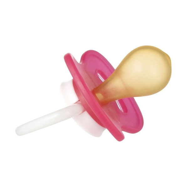 Пустушка латексна кругла Canpol babies Love&Sea, 0-6 міс., рожевий (22/606_new pink) - Pampik - 2