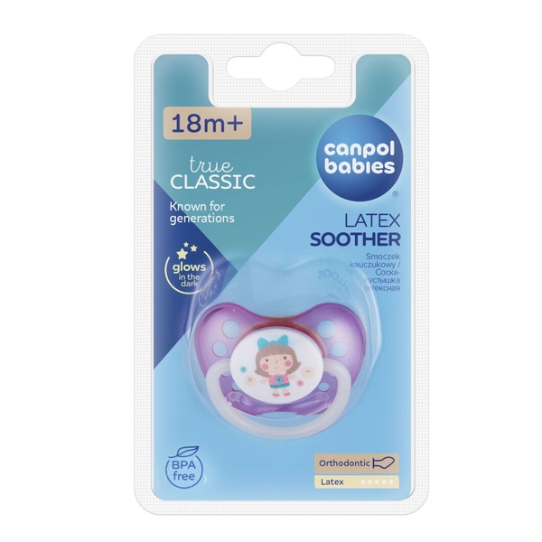 Латексна анатомічна пустушка Canpol Babies Toys 18+, рожевий (23/261 Рожевий) - Pampik - 3