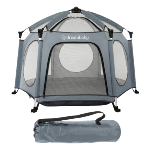 Манеж дитячий DreamBaby Adventure Blue/Grey (G9510) - Pampik