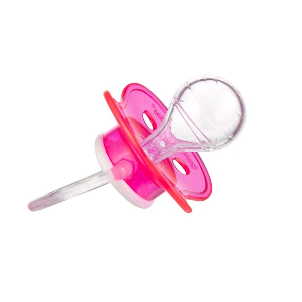 Пустышка силиконовая анатомическая Canpol babies Brokat , 0-6 мес., розовый, (22/410 Рожевий) - Pampik - 3