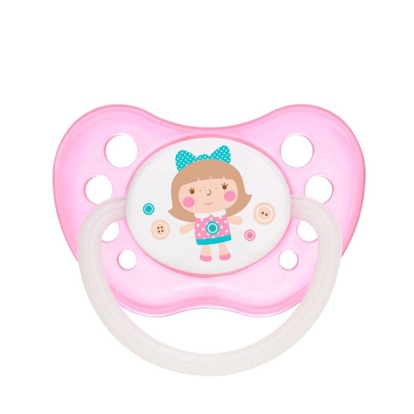 Силіконова анатомічна пустушка Canpol Babies Toys, 0-6 міс., рожевий (23/256 Рожевий) - Pampik