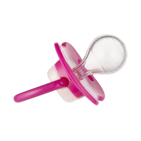 Пустушка силіконова кругла Canpol babies Love&Sea, 18+ міс., рожевий (22/415_new_pink) - Pampik - 2