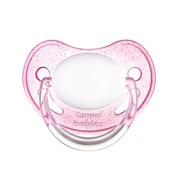 Пустушка силіконова анатомічна Canpol babies Basic, 0-6 міс., рожевий (22/427 Рожевий) - Pampik