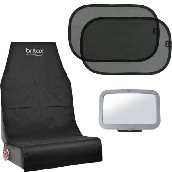 Набір для подорожей Britax Römer 3 в 1: чохол-накидка, шторка та дзеркало (2000010114) - Pampik