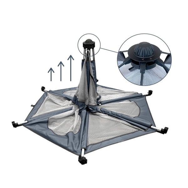 Манеж дитячий DreamBaby Adventure Blue/Grey (G9510) - Pampik - 2