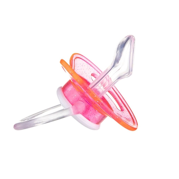 Пустушка силіконова анатомічна Canpol babies Basic, 0-6 міс., рожевий (22/427 Рожевий) - Pampik - 2