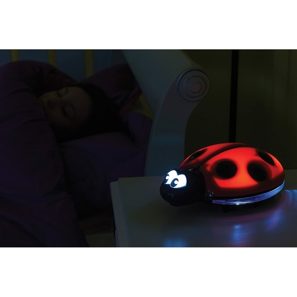 Нічний світильник DreamBaby Ladybug, червоний з чорним (F689) - Pampik - 5
