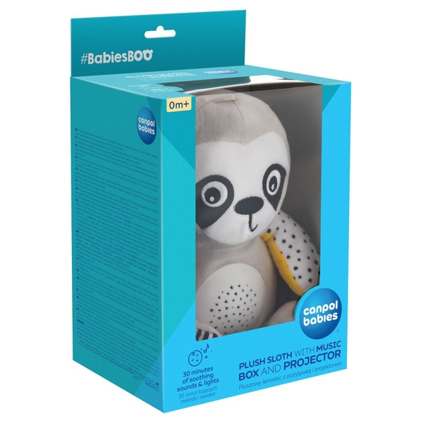 Музичний проектор-нічник Canpol babies BabiesBoo 3-в-1 Ленівець (68/100) - Pampik - 5