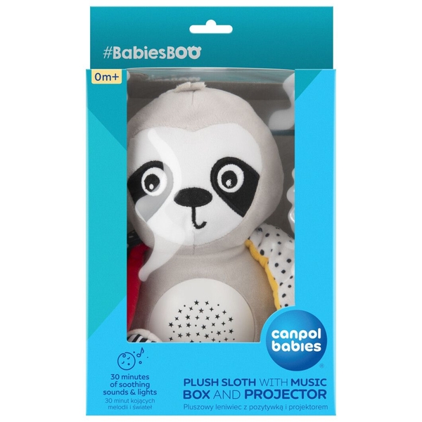 Музичний проектор-нічник Canpol babies BabiesBoo 3-в-1 Ленівець (68/100) - Pampik - 4