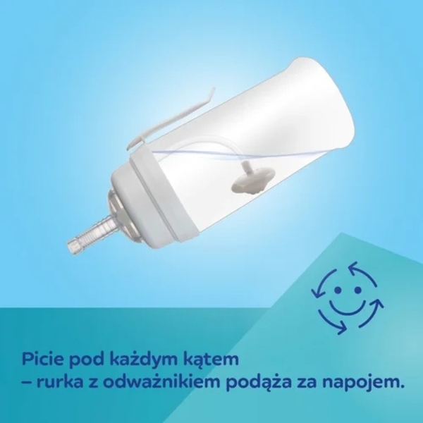 Кружка-непроливайка Canpol babies BabiesBoo Гепард з трубочкою та обтяжувачем, 350 мл, помаранчевий (56/510_ora) - Pampik - 4