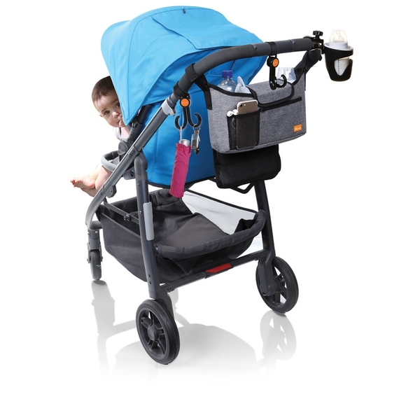 Набор для коляски DreamBaby On-The-Go Grey Denim (G2285) - Pampik - 6