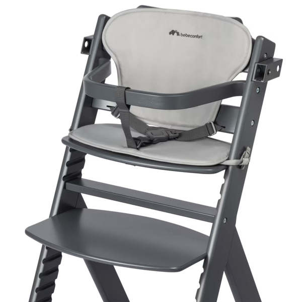 Стульчик для кормления с вкладышем Bebe Confort Timba White/Gray (2771431210) - Pampik - 4