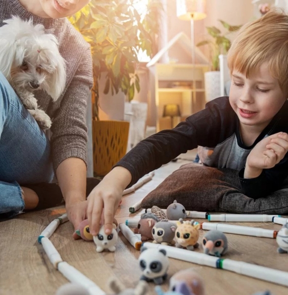 Коллекционная фигурка Flockies Панда Патриция (FLO0123) - Pampik - 5